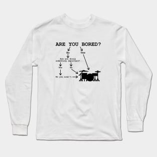 Drumming Flowchart Long Sleeve T-Shirt